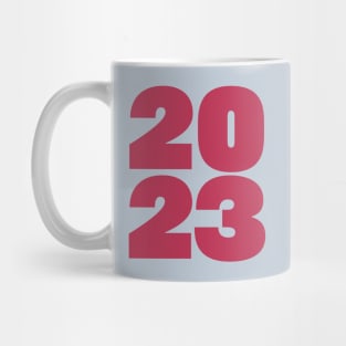 Color of the Year 2023 Viva Magenta Typography Mug